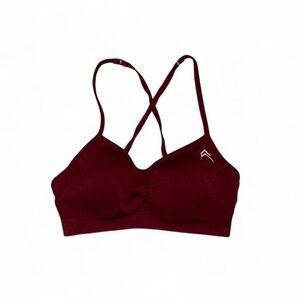 Oner Active Burgundy “Rosewood” Effortless Strappy Sports Bra